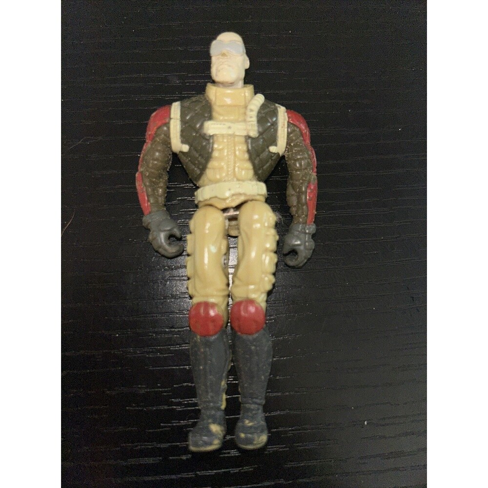 2004 GI Joe Coil Crusher v1 3.75" Action Figure C Incomplete Valor Vs Venom